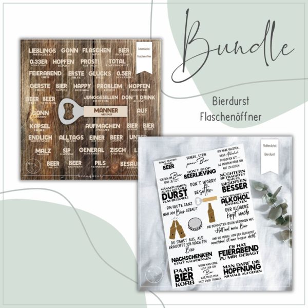 BUNDLE Plotterdatei BIERDURST Lasergravur FLASCHENÖFFNER [Digital]